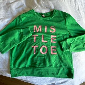 Green Mistletoe Sweater
